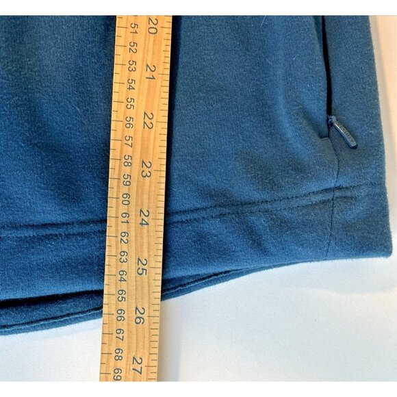 Athleta Cozy Karma II Sweatshirt Pullover Blue Twist Neck Women's M Athleisure - Picture 7 of 7